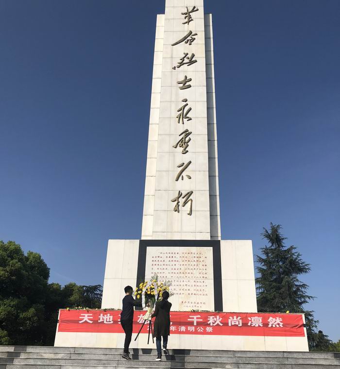 機關(guān)黨支部開展清明祭奠英烈主題黨日活動